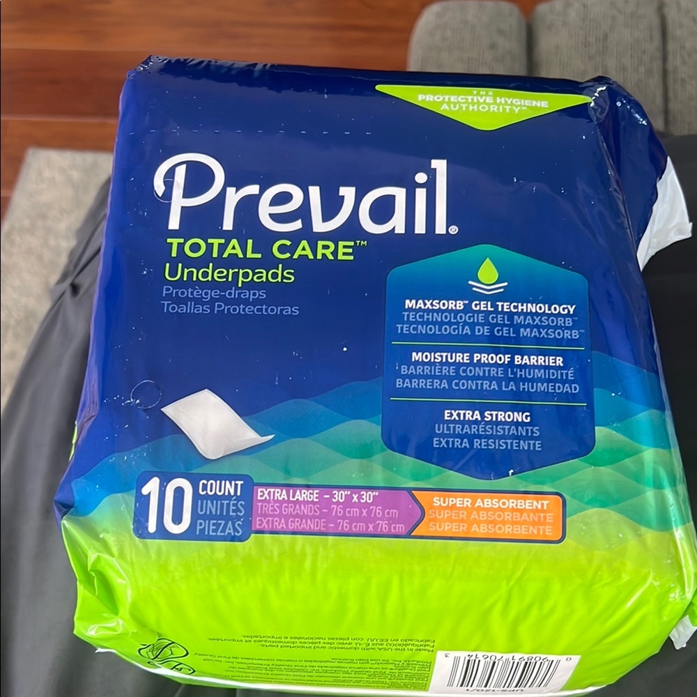 Total Care Underpads - Blue and Green